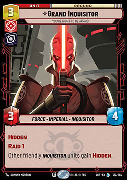 Grand Inquisitor, You're Right to Be Afraid (V.1)⁣ - Legends of the Force⁣ (Legendary)⁣ [132]