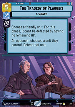 The Tragedy of Plagueis⁣ - Legends of the Force: Extras⁣ (Rare)⁣ [307]