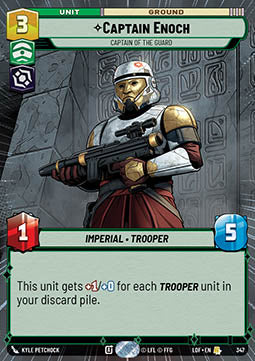 Captain Enoch, Captain of the Guard⁣ - Legends of the Force: Extras⁣ (Rare)⁣ [347]