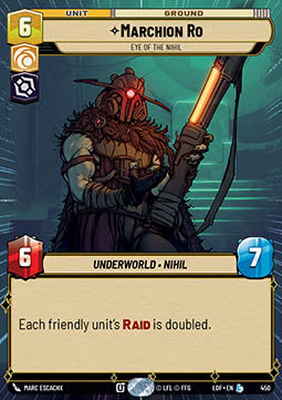 Marchion Ro, Eye of the Nihil (V.1)⁣ - Legends of the Force: Extras⁣ (Legendary)⁣ [450]