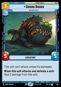 Oggdo Bogdo, Bogano Brute (V.2)⁣ - Legends of the Force⁣ (Rare)⁣ [565]