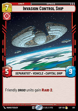 Invasion Control Ship (V.2)⁣ - Legends of the Force⁣ (Rare)⁣ [671]