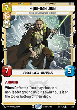 Qui-Gon Jinn, The Negotiations Will Be Short (V.2)⁣ - Legends of the Force⁣ (Legendary)⁣ [702]