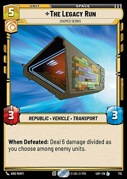 The Legacy Run, Doomed Debris (V.2)⁣ - Legends of the Force⁣ (Legendary)⁣ [715]