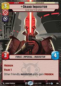 Grand Inquisitor, You're Right to Be Afraid (V.2)⁣ - Legends of the Force: Extras⁣ (Legendary)⁣ [872]