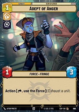 Adept of Anger (V.2)⁣ - Legends of the Force: Extras⁣ (Common)⁣ [918]