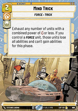Mind Trick (V.2)⁣ - Legends of the Force: Extras⁣ (Rare)⁣ [942]