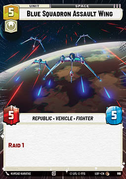 Blue Squadron Assault Wing (V.2)⁣ - Legends of the Force: Extras⁣ (Common)⁣ [991]