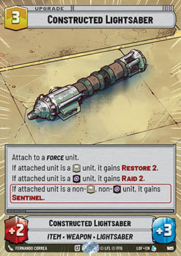 Constructed Lightsaber (V.2)⁣ - Legends of the Force: Extras⁣ (Legendary)⁣ [1001]