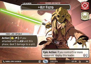Kit Fisto, Focused Jedi Master (V.2)⁣ - Legends of the Force: Extras⁣ (Common)⁣ [1015]