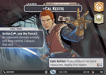 Cal Kestis, I Can't Keep Hiding (V.2)⁣ - Legends of the Force: Extras⁣ (Common)⁣ [1019]