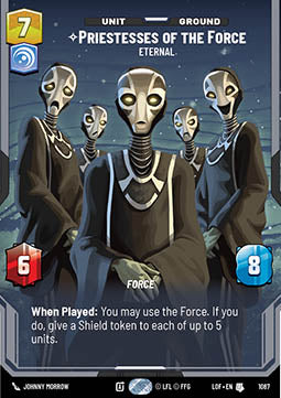 Priestesses of the Force, Eternal (V.4) - Legends of the Force: Extras (Uncommon) [XLOF-1087]
