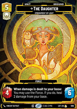The Daughter, Embodiment of Light (V.3) - Legends of the Force: Extras (Rare) [XLOF-1062]