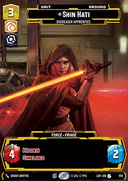 Shin Hati, Overeager Apprentice (V.4)⁣ - Legends of the Force: Extras⁣ (Uncommon)⁣ [1112]