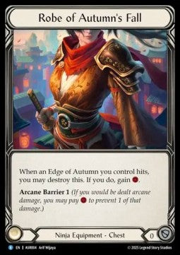 Robe of Autumn's Fall (Rainbow Foil)⁣ - Armory Deck: Ira⁣ (Rare)⁣ [004]