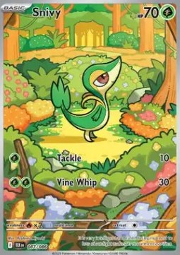 Snivy - Black Bolt (Illustration Rare) [BLK-087]