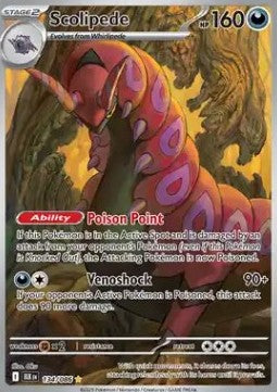 Scolipede - Black Bolt (Illustration Rare) [BLK-134]