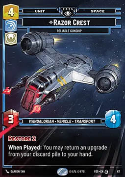 Razor Crest, Reliable Gunship - 2025 Promos (Special) [P25-067]
