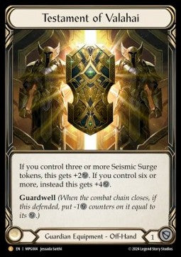 Testament of Valahai (Rainbow Foil)⁣ - Mastery Pack: Guardian⁣ (Legendary)⁣ [004]