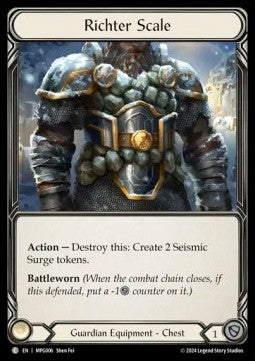Richter Scale (Cold Foil)⁣ - Mastery Pack: Guardian⁣ (Common)⁣ [006]