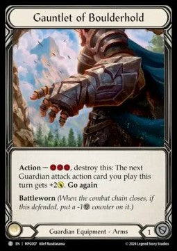 Gauntlet of Boulderhold (Cold Foil) - Mastery Pack: Guardian (Common) [MPG-007]