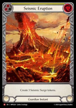 Seismic Eruption (Extended Art Rainbow Foil) - Mastery Pack: Guardian (Majestic) [MPG-024]