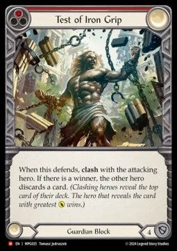 Test of Iron Grip (Rainbow Foil) - Mastery Pack: Guardian (Majestic) [MPG-025]