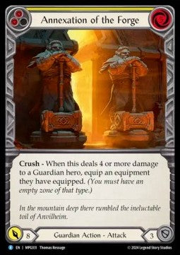 Annexation of the Forge (Extended Art Rainbow Foil)⁣ - Mastery Pack: Guardian⁣ (Rare)⁣ [031]