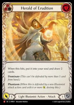 Herald of Erudition (Regular) - Armory Deck Legends: Prism, Sculptor of Arc Light (Majestic) [APR-011]