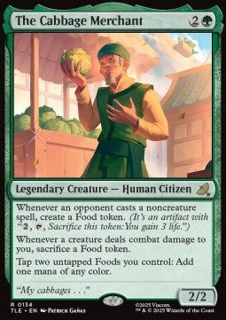 The Cabbage Merchant (V.1) - Magic: The Gathering | Avatar: The Last Airbender: Eternal (Rare) [TLE-134]