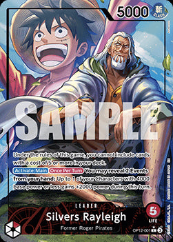 Silvers Rayleigh (OP12-001) (V.2)⁣ - Legacy of the Master⁣ (Alternate Art)⁣ [001]