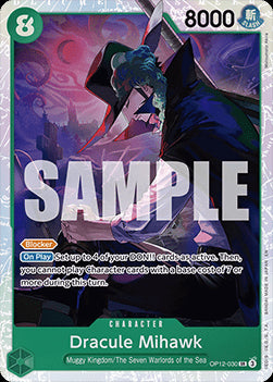 Dracule Mihawk (OP12-030) (V.1)⁣ - Legacy of the Master⁣ (Super Rare)⁣ [030]