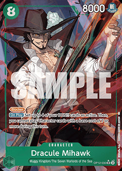 Dracule Mihawk (OP12-030) (V.2)⁣ - Legacy of the Master⁣ (Alternate Art)⁣ [030]
