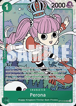 Perona (OP12-034) (V.1)⁣ - Legacy of the Master⁣ (Super Rare)⁣ [034]