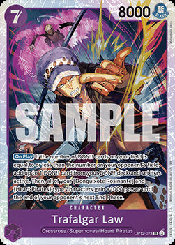 Trafalgar Law (OP12-073) (V.1)⁣ - Legacy of the Master⁣ (Super Rare)⁣ [073]
