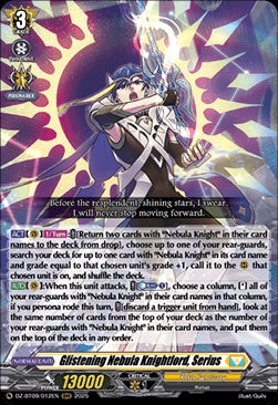 Glistening Nebula Knightlord, Serius [D-Format] (V.1 - Triple Rare)⁣ - Super Brave Detonation⁣ (Triple Rare)⁣ [012]