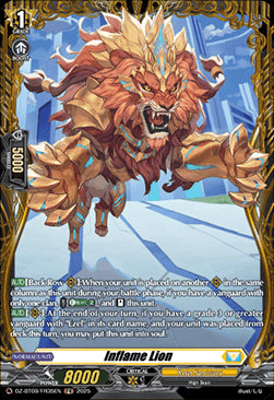 Inflame Lion [D-Format] (V.2 - Frame Rare)⁣ - Super Brave Detonation⁣ (Frame Rare)⁣ [FR35]