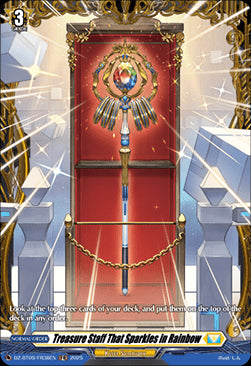 Treasure Staff That Sparkles in Rainbow [D-Format] (V.2 - Frame Rare)⁣ - Super Brave Detonation⁣ (Frame Rare)⁣ [FR38]