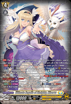 Ultimate Regalia of Almighty, Minerva [D-Format] (V.4 - Silver Rare)⁣ - Super Brave Detonation⁣ (Silver Rare)⁣ [SR22]