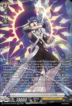 Glistening Nebula Knightlord, Serius [D-Format] (V.4 - Silver Rare)⁣ - Super Brave Detonation⁣ (Silver Rare)⁣ [SR24]