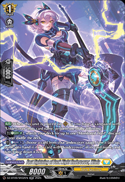Fast Lightning of Dark Night Undercover, Wiola [D-Format] (V.3 - Silver Rare)⁣ - Super Brave Detonation⁣ (Silver Rare)⁣ [SR32]