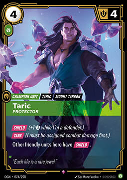 Taric, Protector - Origins (Rare) [OGN-074]