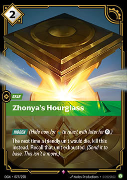 Zhonya's Hourglass - Origins (Rare) [OGN-077]