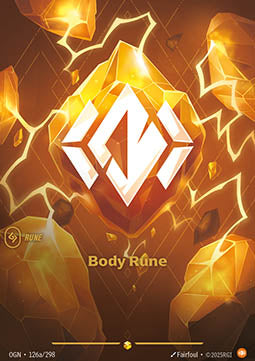 Body Rune (V.2 - Showcase) - Origins (Showcase) [OGN-126a]