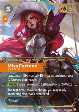 Miss Fortune, Captain (V.2 - Showcase) - Origins (Showcase) [OGN-162a]