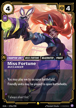 Miss Fortune, Buccaneer (V.2 - Showcase) - Origins (Showcase) [OGN-193a]