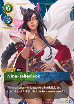 Ahri, Nine-Tailed Fox (V.1 - Rare) - Origins (Rare) [OGN-255]