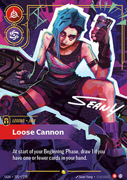 Jinx, Loose Cannon (V.3 - Showcase) - Origins (Showcase) [OGN-301*]