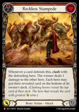 Reckless Stampede (Rainbow Foil) - Super Slam (Majestic) [SUP-127]