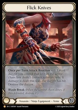 Flick Knives (Extended Art Rainbow Foil) - Super Slam (Legendary) [SUP-244]